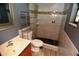 Updated bathroom with a tiled shower/tub combo and modern vanity at 1879 Lake Emma Rd, Longwood, FL 32750