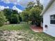Backyard with above ground pool and patio at 7313 Cabor Ct, Orlando, FL 32818