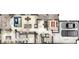 Two bedroom, two bath floor plan including a two-car garage at 2331 Datura Loop, St Cloud, FL 34772