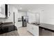 Modern kitchen featuring stainless steel appliances and granite countertops at 2466 Leeds St, Haines City, FL 33844