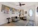 Cozy sitting area with comfortable seating at 7576 Excitement Dr, Reunion, FL 34747