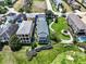 Aerial view of house, highlighting its size and curb appeal at 7576 Excitement Dr, Reunion, FL 34747