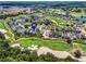 Aerial view of a house located on a golf course community at 7576 Excitement Dr, Reunion, FL 34747