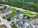 Wide aerial view showing home and community at 7576 Excitement Dr, Reunion, FL 34747