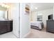 Small bathroom with sink and vanity, near bedroom at 2429 Dubai St, Kissimmee, FL 34747