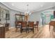 Elegant dining room with hardwood floors and decorative accents at 442 Ella Mae Dr, Davenport, FL 33897