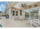 Spacious patio with seating area and pool views at 442 Ella Mae Dr, Davenport, FL 33897