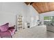 Living room with vaulted ceilings, wood beams, and comfy seating at 200 Maitland Ave # 20, Altamonte Springs, FL 32701