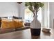 Stylish living room decor, including a textured vase and coasters at 200 Maitland Ave # 20, Altamonte Springs, FL 32701