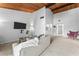 Spacious living room with plush sofa and wood-beamed ceiling at 200 Maitland Ave # 20, Altamonte Springs, FL 32701