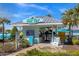 Fins Up Beach Club entrance with sales gallery and information at 2956 Salted Rim Rd, Kissimmee, FL 34747