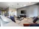 Bright living room with comfortable seating, hardwood floors and large windows at 5300 Oakbourne Ave, Davenport, FL 33837