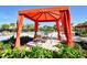 Relaxing poolside seating area with a gazebo at 5300 Oakbourne Ave, Davenport, FL 33837
