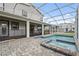 Refreshing private pool with a spa, surrounded by a spacious patio at 8834 Cabot Cliffs Dr, Davenport, FL 33896