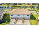 Aerial view of two-car garage and townhouse at 9832 Bucklow Hill Dr, Orlando, FL 32832