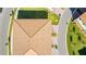 An overhead view of a townhouse with a brown tile roof at 9832 Bucklow Hill Dr, Orlando, FL 32832