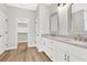 Double vanity bathroom with granite countertop at 530 Ellie Ct, Apopka, FL 32703