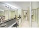 Vanity with granite countertop and double sinks at 2545 S Atlantic Ave # 2107-2108, Daytona Beach Shores, FL 32118