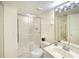 Clean bathroom with shower and vanity at 2545 S Atlantic Ave # 2107-2108, Daytona Beach Shores, FL 32118