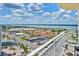 Balcony overlooks the cityscape, ocean, and coastal highway at 2545 S Atlantic Ave # 2107-2108, Daytona Beach Shores, FL 32118
