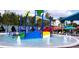 Fun splash pad for with water features at 3020 Mahalo Dr, Davenport, FL 33897