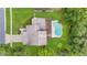 House with pool and backyard, seen from above at 603 Antilla Ave, Altamonte Springs, FL 32714