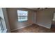 Bedroom with pool view, tile floors and ceiling fan at 1030 Gregory Dr, Maitland, FL 32751