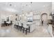 Open concept kitchen with an expansive island and stainless steel appliances at 2490 Zuni Rd, St Cloud, FL 34771