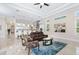 Open floor plan with a view of the kitchen and living area at 2490 Zuni Rd, St Cloud, FL 34771