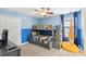 Bunk beds, beanbag chair, and a TV in a room at 1431 Wexford Way, Davenport, FL 33896