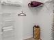 Well-organized closet with wire shelving and ample storage space at 8101 Coconut Palm Way # 203, Kissimmee, FL 34747