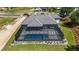 Screened pool and spa with paver deck at 17694 Sw 61St Lane Rd, Dunnellon, FL 34432