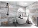 Bathroom with soaking tub and walk-in shower at 2715 Autumn Green Dr, Orlando, FL 32822