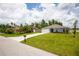 House on a quiet street with a large yard, driveway, and mailbox at 15031 Sw 28Th Terrace Rd, Ocala, FL 34473