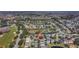 Aerial view showing home's location in a quiet neighborhood at 2524 Dover Glen Cir, Orlando, FL 32828