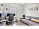 Functional home office with a desk, comfortable seating, and ample natural light at 2524 Dover Glen Cir, Orlando, FL 32828