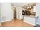 Modern kitchen with stainless steel appliances and granite countertops at 3229 Clewiston St, Deltona, FL 32738