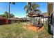 Wooden deck with gazebo, offering shaded backyard space at 3229 Clewiston St, Deltona, FL 32738