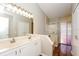 Double vanity bathroom with shower and separate tub at 3229 Clewiston St, Deltona, FL 32738