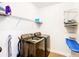 Laundry room with shelving, washer, and dryer at 1508 Caterpillar St, St Cloud, FL 34771