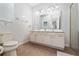 Double vanity bathroom with shower and toilet at 2588 Shanti Dr, Kissimmee, FL 34746