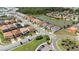 Community overview with lake and homes at 2588 Shanti Dr, Kissimmee, FL 34746