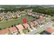 Aerial view of the home and its location near a lake at 2588 Shanti Dr, Kissimmee, FL 34746