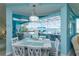 Bright breakfast nook with water views and seating for four at 1112 N Peninsula Ave, New Smyrna Beach, FL 32169
