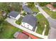 Aerial view of the house and surrounding neighborhood at 3480 Fairway Ln, Orlando, FL 32804