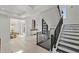 Elegant entryway showcasing a marble floor and view to dining area at 9832 Laurel Valley Dr, Windermere, FL 34786