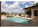 Relaxing pool with stunning lakefront view at 16716 Artimino Loop, Montverde, FL 34756