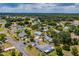 Aerial view of a residential community showcasing homes with lush landscaping at 17775 Se 101St Ct, Summerfield, FL 34491