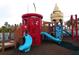 Colorful playground with castle theme at 2178 Cooper Bell Pl, Kissimmee, FL 34747