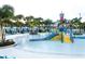 Resort-style pool with water features and a play area at 2178 Cooper Bell Pl, Kissimmee, FL 34747